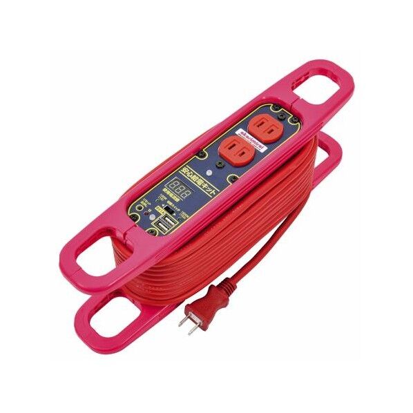 AC100V/15Ax10m コードリール(車載コンセント対応)