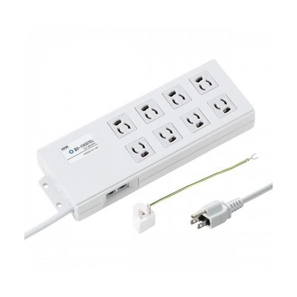 2m/8口3P タップ(雷カﾞートﾞ/BOX型)