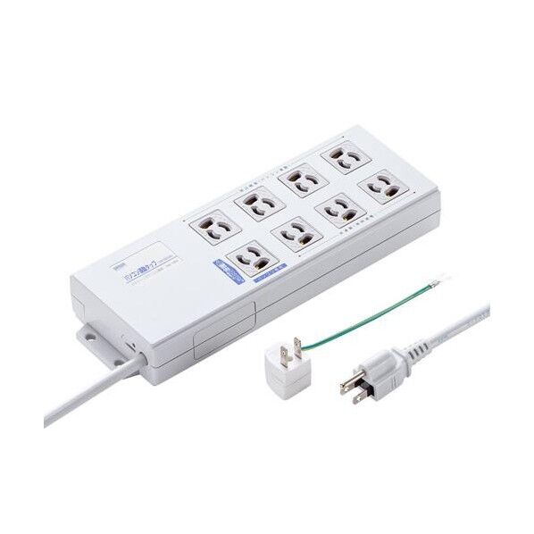 125V/15Ax2m ハﾟソコン連動タッフﾟ(8口/BOX型)