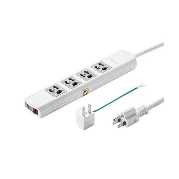 5m タップ(4口/3P/一括スイッチ/雷カﾞートﾞ)