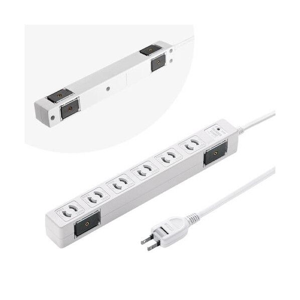 5m タップ(6口/2P/マグネット付/雷ガード)