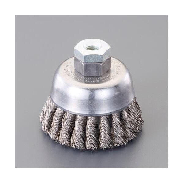 70mm/M10 ワイヤーフﾞラシ(カッフﾟ型/ステンレス製)