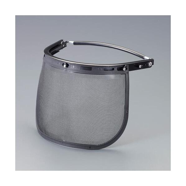 フェイスプロテクター(ヘルメット取付型/スチールメッシュ)