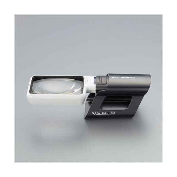 x3.0/90x55mm ルーペ(LEDライト付・角形) EA756C-35 1個