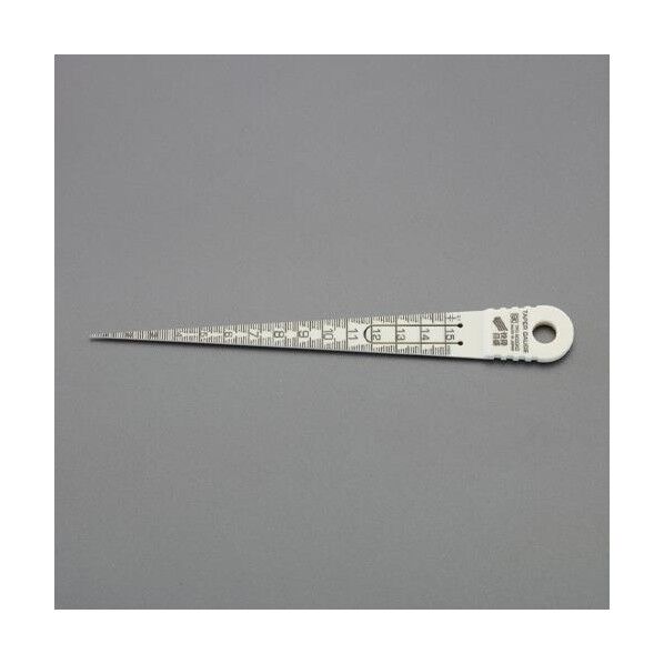 ※法人専用品※エスコ 1-15mm テーパーゲージ(蓄光) EA725SG-71 1個...
