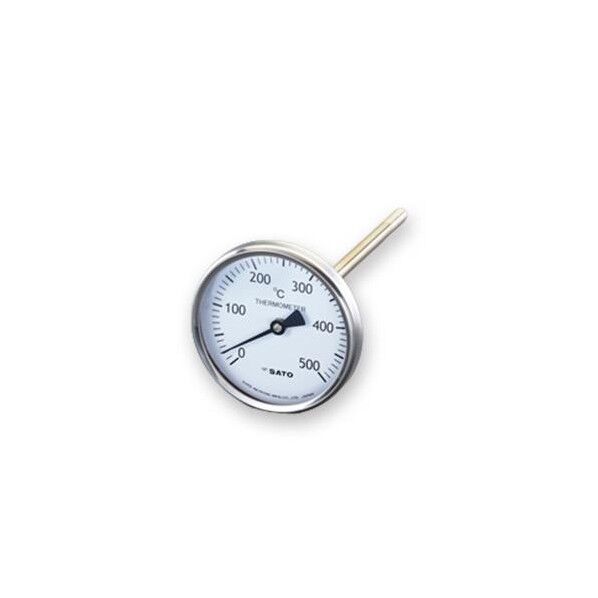 ※法人専用品※エスコ 0-500℃/150mm バイメタル式温度計 EA727AC-15 1個