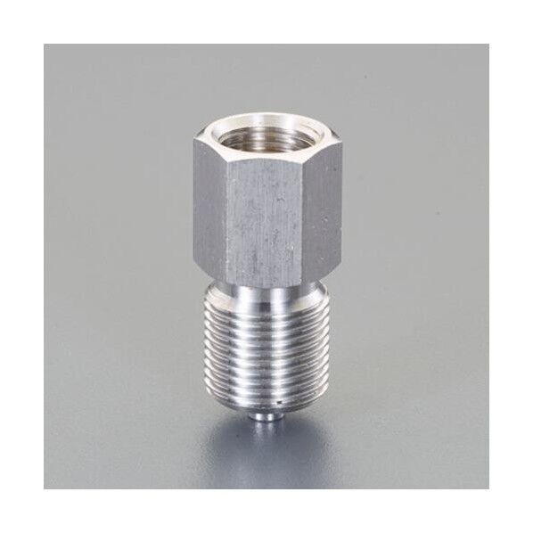 ※法人専用品※エスコ G1/4xR1/4 ジョイント継手(圧力計用/ステンレス) EA729HA-25 1個