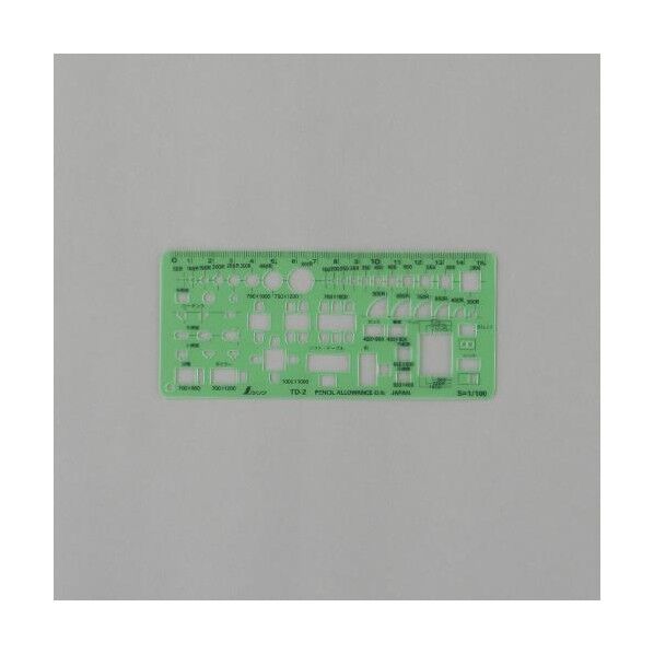 70x160mm 家具記号定規 EA736MB-31 1個