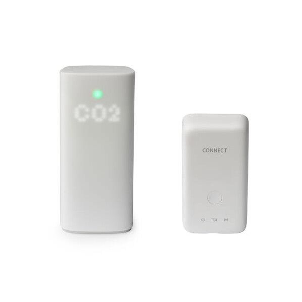 ※法人専用品※エスコ CO2・温度・湿度データロガー(無線式) EA742GC-51 1組