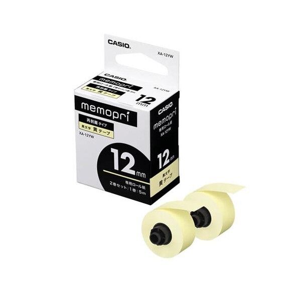 メモプリンターテープ(黄/2巻) 12mm EA762GD-12 1