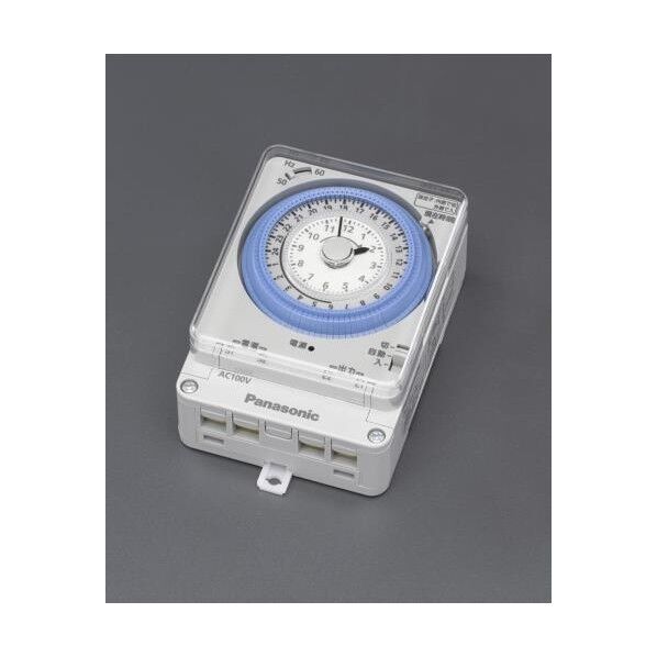 エスコ(esco) AC100V/15A タイムスイッチ(24時間) EA763A-13B