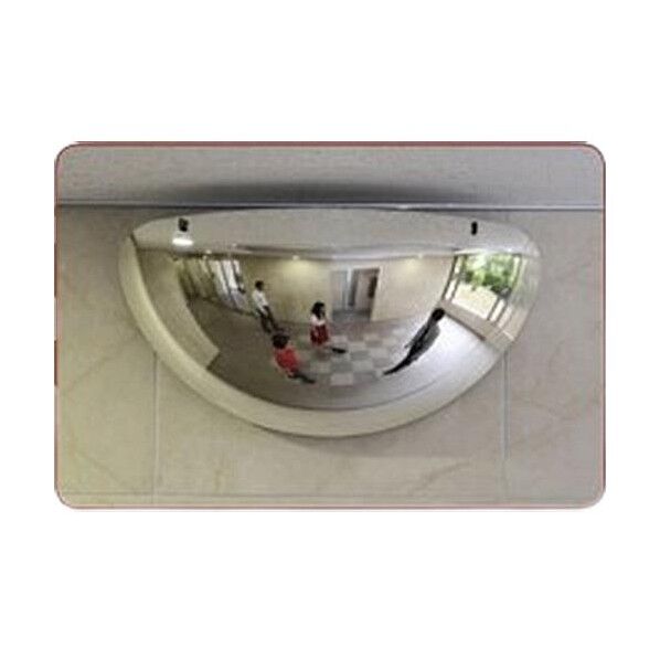 275x475mm 曲面ミラー(壁面用.ポリカーボネイト製) EA724Z-32 1個