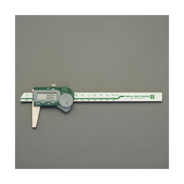 ※法人専用品※エスコ 150mm デプスゲージ(デジタル/片側ベース) EA725F-91 1個