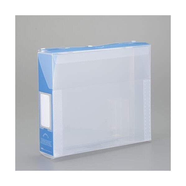 ※法人専用品※エスコ A4/312x268x 70mm ボックスバッグ(ブルー) EA762CF-331 1冊