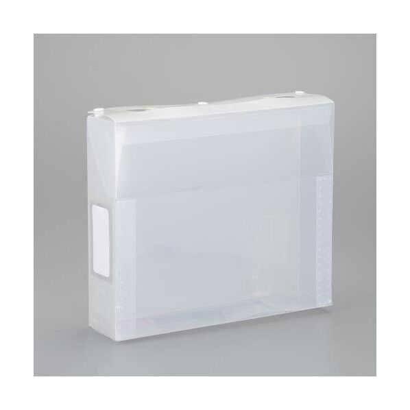 ※法人専用品※エスコ A4/312x268x 70mm ボックスバッグ(ホワイト) EA762CF-333 1冊