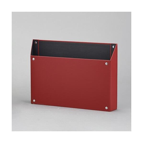 エスコ(esco) 247x344x53mm マグネットポケット(ヨコ型/赤) EA762FG-355 1冊