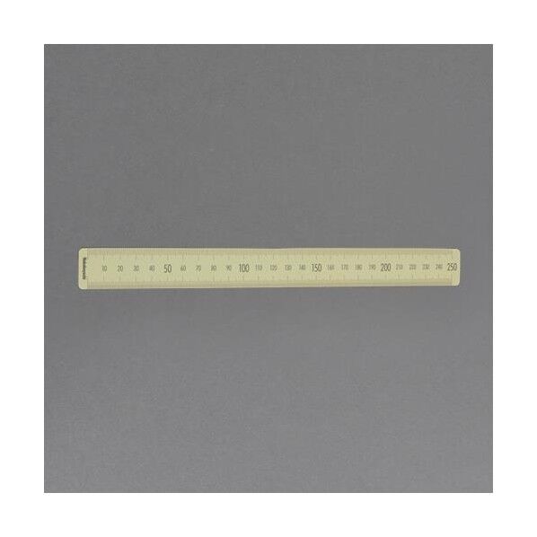 ※法人専用品※エスコ 25x130mm しおり定規(マグネット付/アイボリー) EA762GG-11 1個...