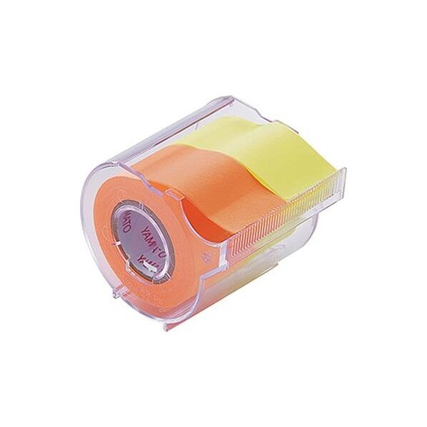 25mmx10m 粘着メモテープ(レモン.オレンジ) EA762GH-3 1個