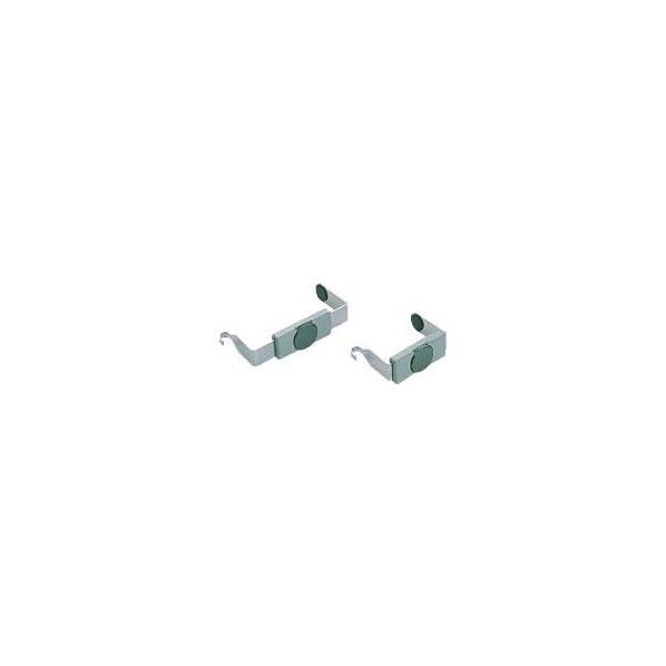 ※法人専用品※エスコ ホワイトボード取付用フック(はさみ厚45～70mm) EA761LD-101 1組...