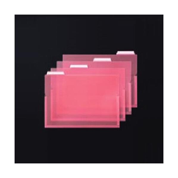 A4 インデックスホルダー(ピンク/マチ付)