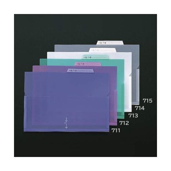 A4 インデックスホルダー(バイオレット/マチ付)