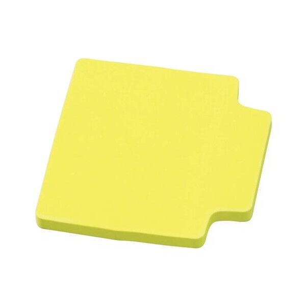 70x70mm 粘着メモ(インデックス一体型/ネオンイエロー)