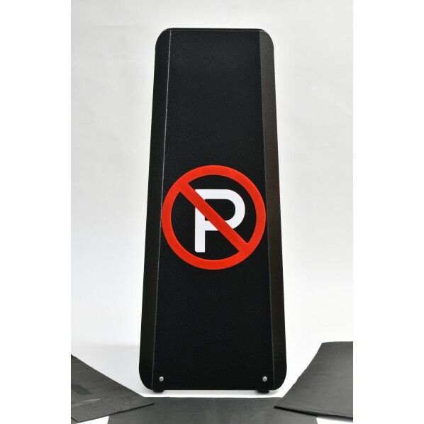 ラグジーコーンNo.5(アイアンブラック)駐車禁止マーク白付 アイアンブラック 306×725×322mm 748980 1台