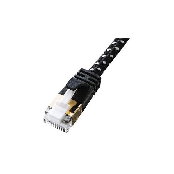 エスコ(esco) 1 m スリムLANケーブル(カテゴリー7準拠) EA764BA-110A