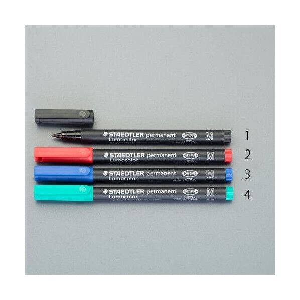 [黒/細字]   油性マーカー(ルモカラー) EA765MM-1 1本