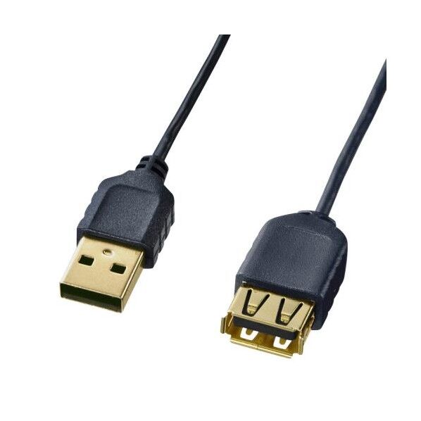 USB延長ケーブル(A-A/2.0対応/極細) 1.0m EA764AJ-232 1個