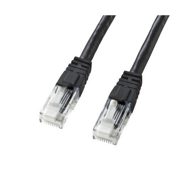 LANケーブル(CAT6/つめ折れ防止/ブラック) 0.5m EA764BB-231A 1個