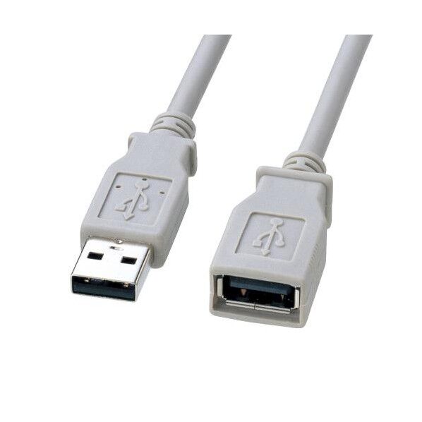 ※法人専用品※エスコ 1.0m USB延長ケーブル(A-A/2.0対応/ノンハロゲン EA764AJ-216 1個
