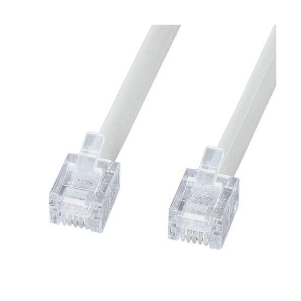 モジュラーコード(6極4芯/エコタイプ) 7m EA764CA-65 1個