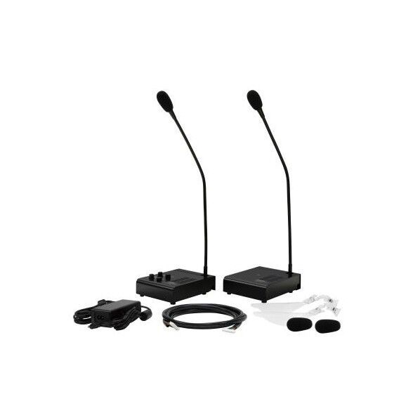 ※法人専用品※エスコ 5W 卓上スピーカーセット(ポータブル/マイク付) EA763CF-50 1ST