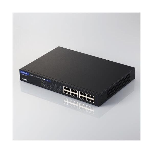 レイヤー2 PoEアンマネージギガスイッチ(16ポート)