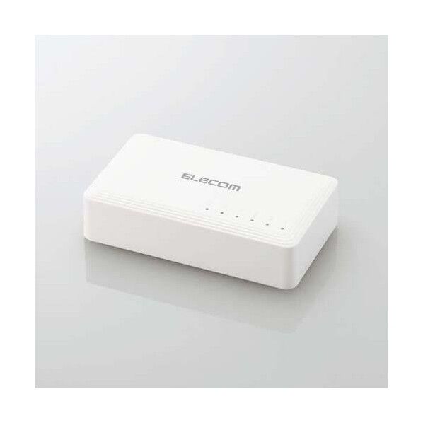 スイッチングハブ(ギガ対応/5ポート/プラスチック筐体)