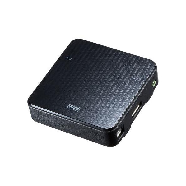 パソコン自動切替器(DisplayPort/手元スイッチ付)