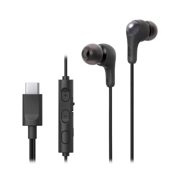 1.2m テレワーク用イヤホン(カナル型/Type-C/黒)