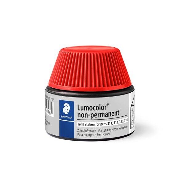 15ml 水性用補充インク(ルモカラー用/赤)