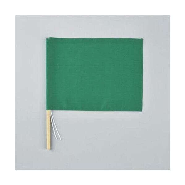 エスコ(esco) 300x420mm 手旗(緑) EA916XL-1A 1本