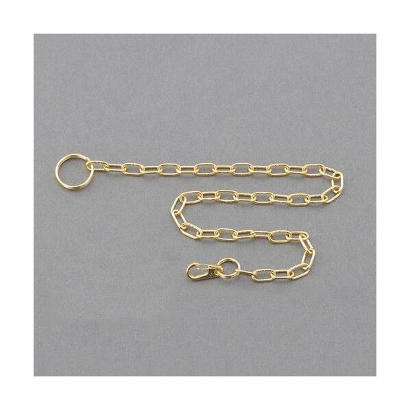 1.2×300mm ポケットチェーン(ゴールド/ミニシャックル付) EA916ZA-7 1本