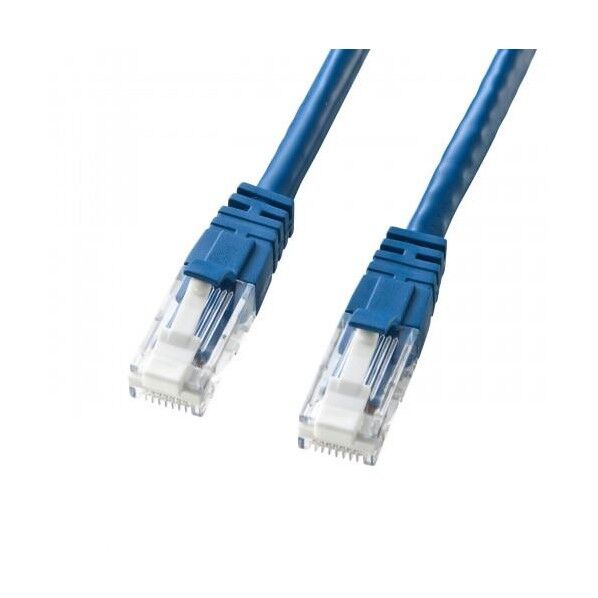 30 m LANケーブル(CAT6/つめ折れ防止/ブルー)