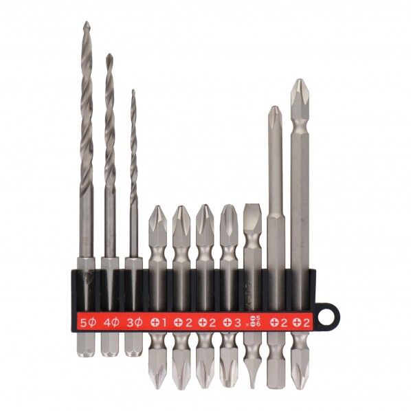 10Pcs下穴錐＆ビットセット