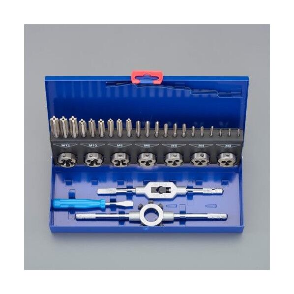 M3-M12/31個組 タップダイスセット(HSS/ISO) EA829VE-1 1ST