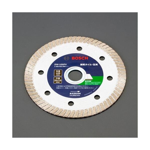 ※法人専用品※エスコ 105x1.4x20.0mm ダイヤモンドカッター(波形) EA843RM-11 1枚