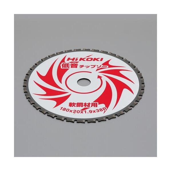 エスコ(esco) φ180x1.9x20mm/38T 超硬チップソー/低騒音 EA851CK-5 1枚...