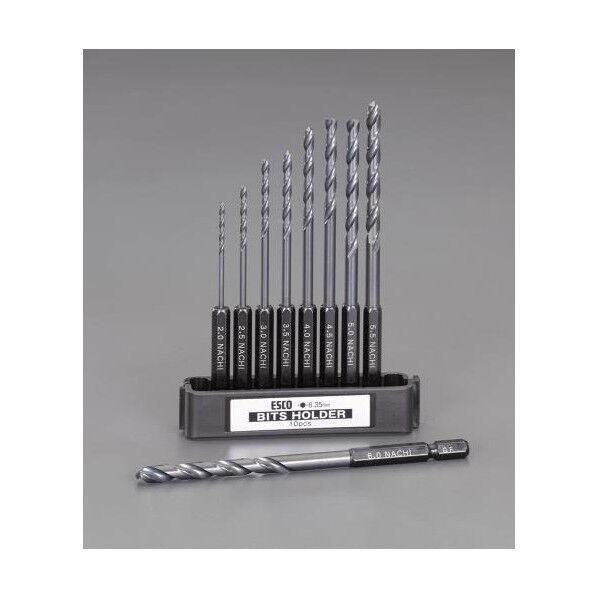 2.0-6.0mm9本組六角軸ステンレス用ドリルCO-HSS