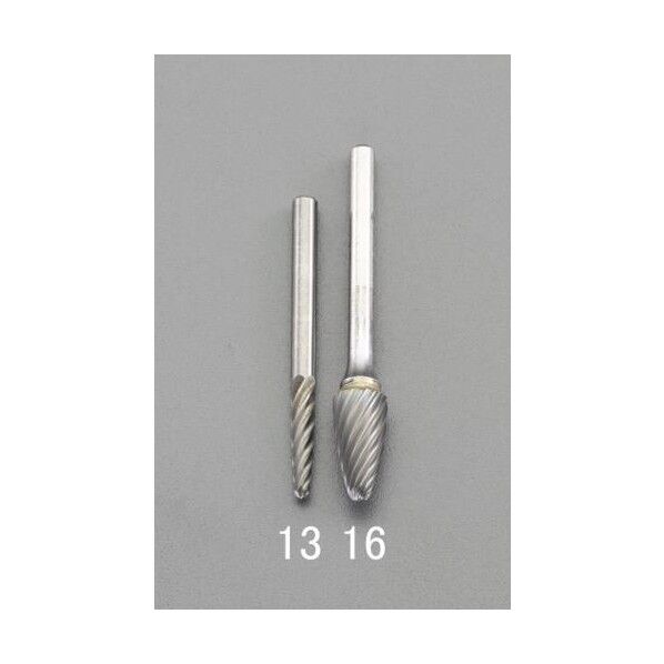 エスコ 6.0x 13x45mm/3mm軸 超硬カッター(ステンレス･快削) EA819CM-16...