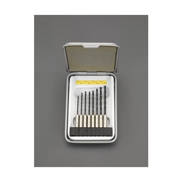 2.5-4.2mm/8本組 六角軸ドリル(HSS)