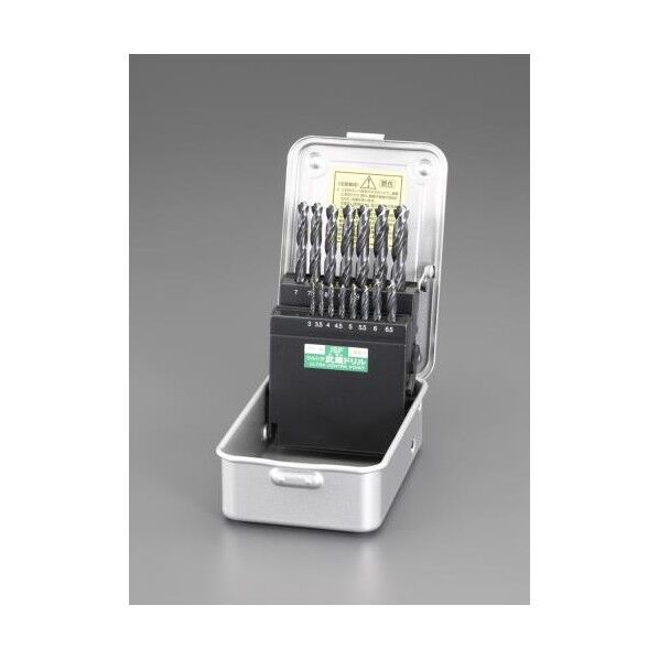 3.0x10mmドリルセット[真円･高耐久](15本組/HSS)